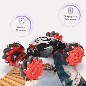 2 in 1 Speed Pioneer Hand Sensor Remote Control Stunt Car