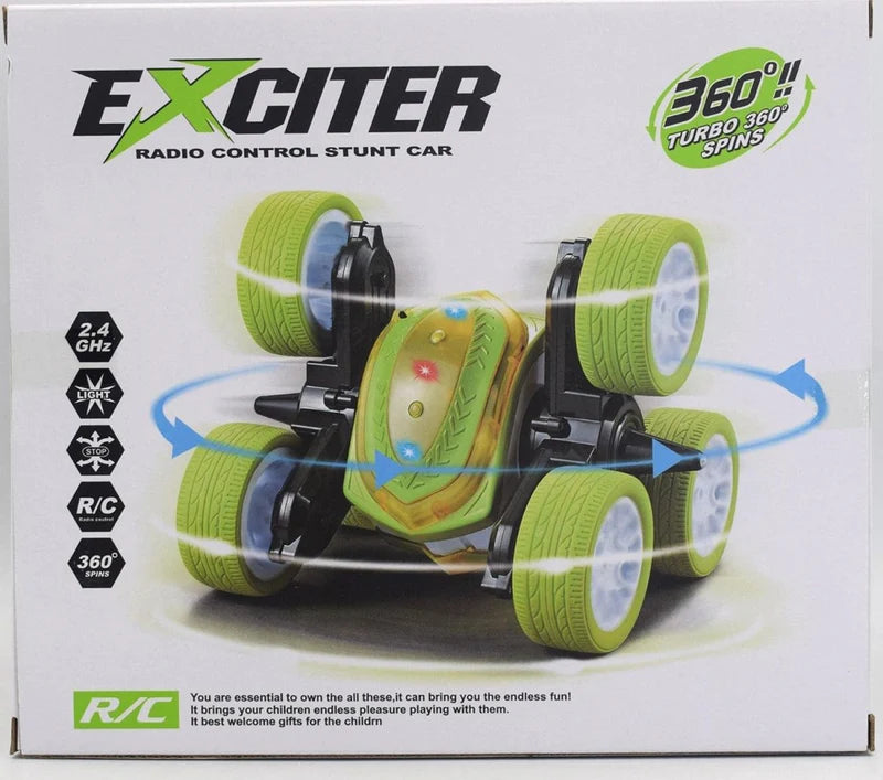 360 Turbo Spins Exciter Remote Control Stunt Car