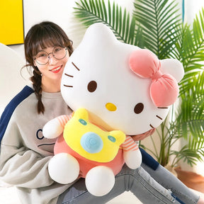 Cute Hello Kitty Plush Toy – Soft Cartoon Doll for Kids & Collectors