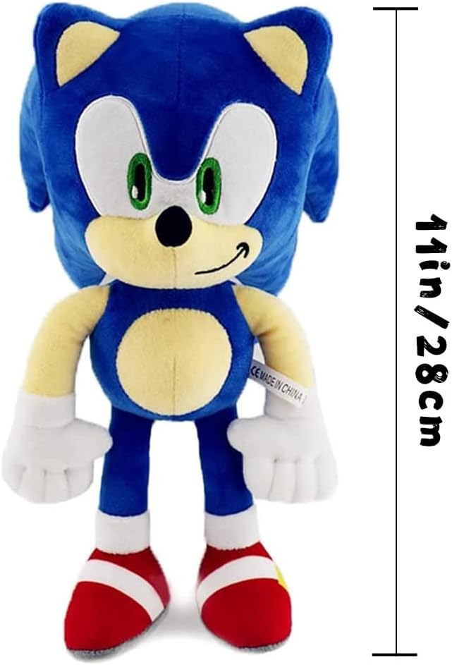 SEGA Sonic Plush Toy - Hedgehog Stuffed Animal for Boys & Girls