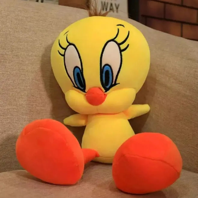 Tweety Bird Plush Toy – Adorable Yellow Duck Stuffed Doll for Kids & Babies