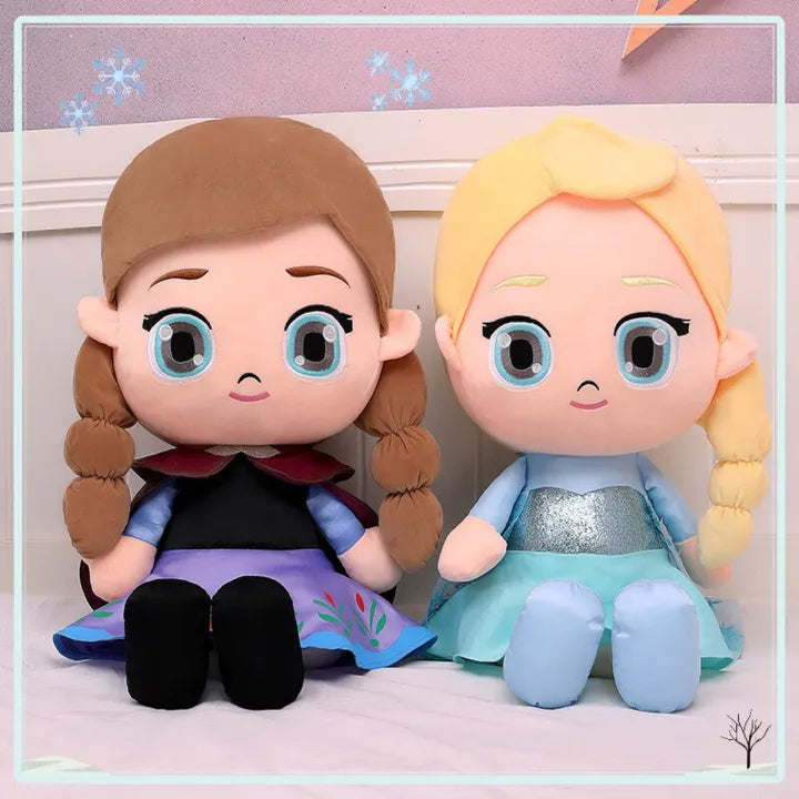 Frozen 2 Plush Toy – Anna & Elsa Soft Dolls for Kids