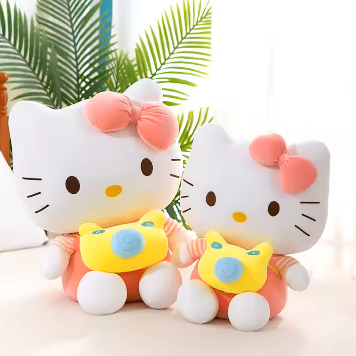 Cute Hello Kitty Plush Toy – Soft Cartoon Doll for Kids & Collectors