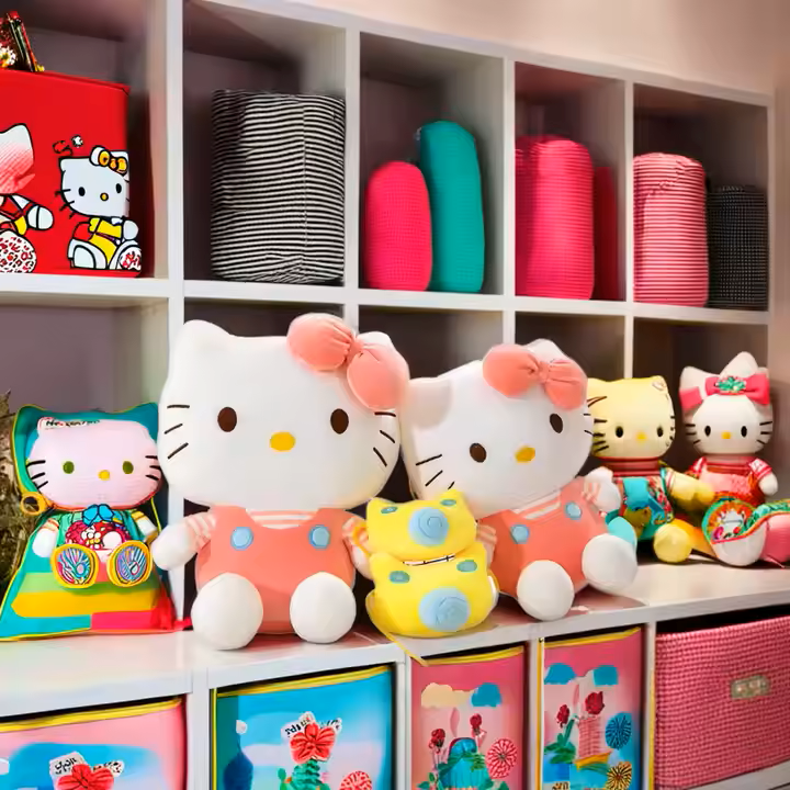 Cute Hello Kitty Plush Toy – Soft Cartoon Doll for Kids & Collectors