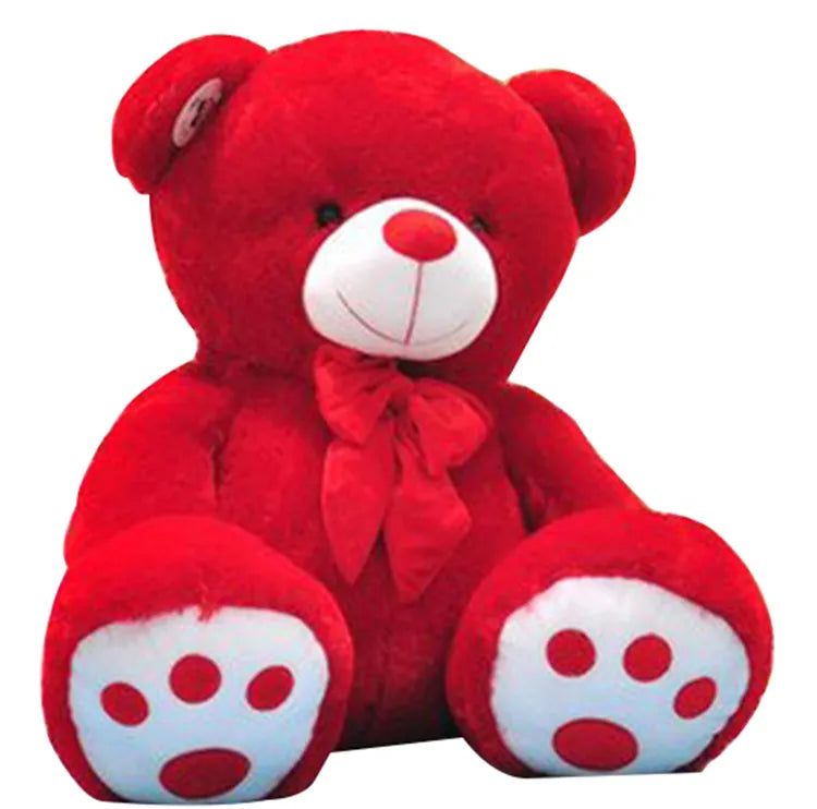 Soft Red Teddy Bear – Adorable Plush Toy for Kids