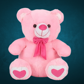 Ultra Spongy Pink Teddy Bear – Soft Plush Toy Gift for Kids & Loved Ones