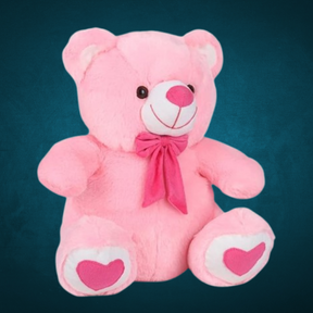 Ultra Spongy Pink Teddy Bear – Soft Plush Toy Gift for Kids & Loved Ones