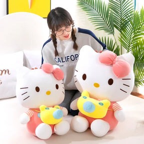 Cute Hello Kitty Plush Toy – Soft Cartoon Doll for Kids & Collectors