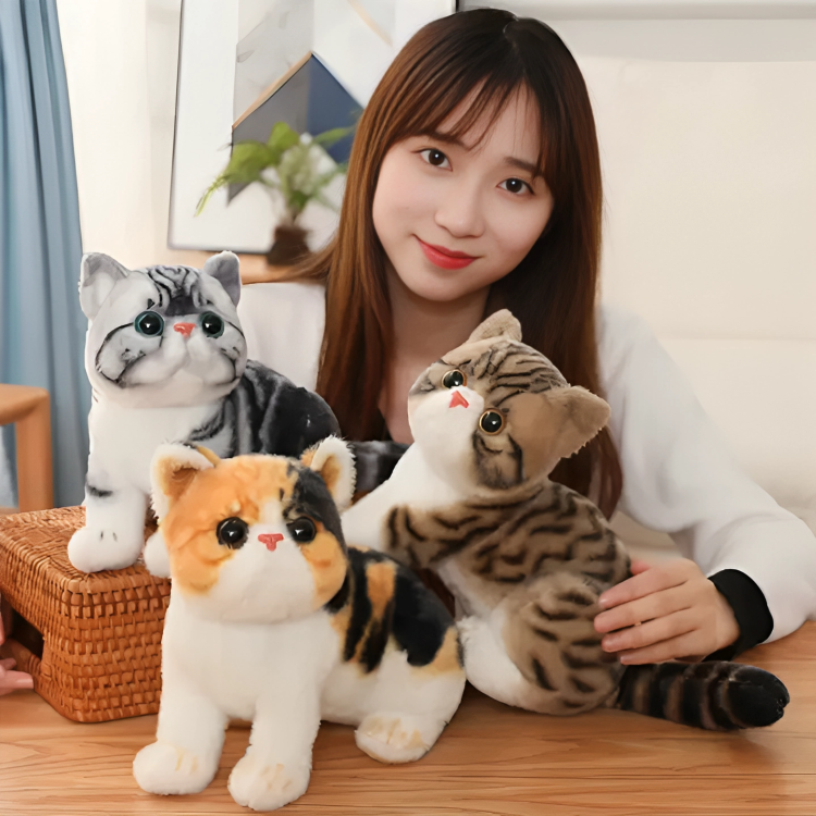 Adorable Plush Cat Companion