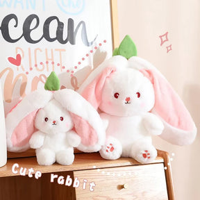 Cute Strawberry Rabbit Plush Bunny