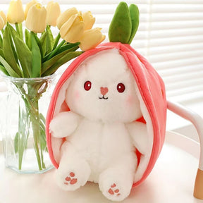 Cute Strawberry Rabbit Plush Bunny