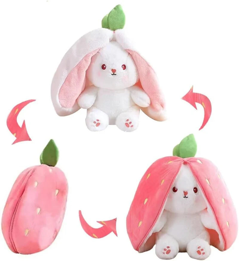 Cute Strawberry Rabbit Plush Bunny