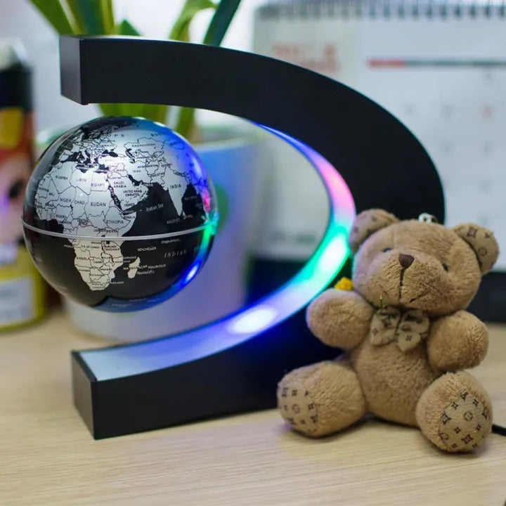 Magnetic Floating LED Globe – C Shape Antigravity Lamp