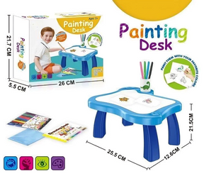 Drawing and Painting Table with Markers