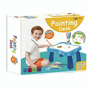 Drawing and Painting Table with Markers