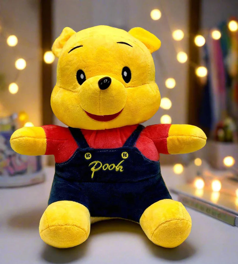 Stuffed Pooh with Blue Jacket